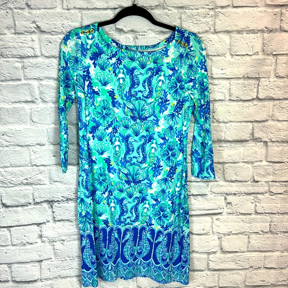 Lilly Pulitzer 🦩Sophie dress sea glass aqua